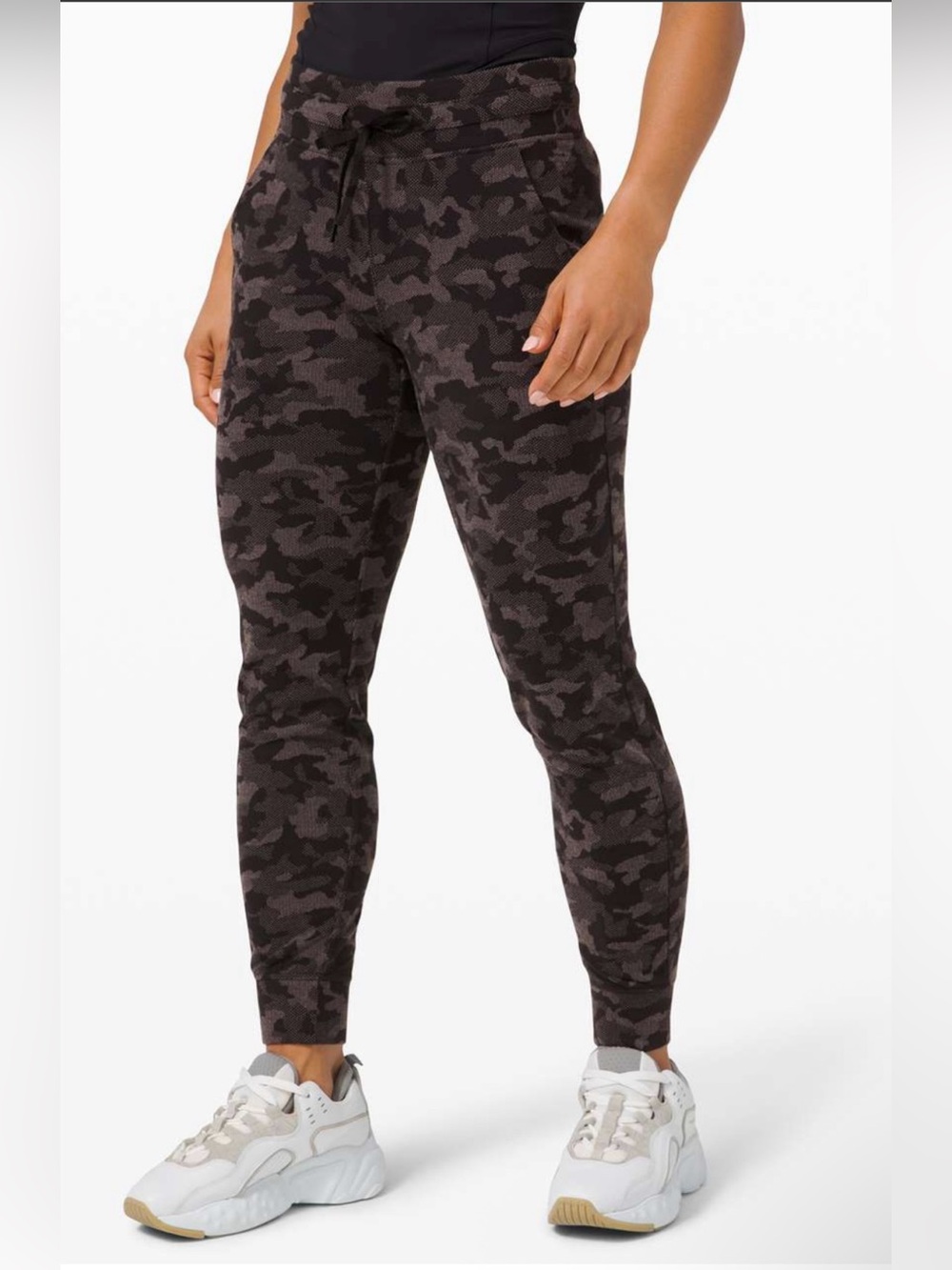 Lululemon Ready to Rulu Pant Updated Jogger Incognito Camo Grey Black Size 12